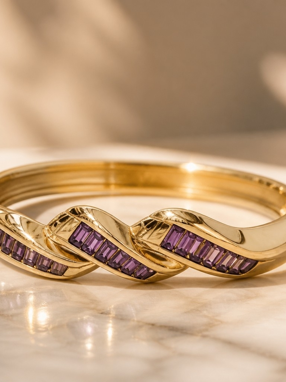 Swarovski Hinged bracelet & necklace set vintage - Picture 6 of 12